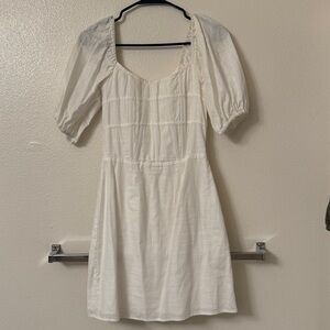 Sabo Skirt White Mini Dress